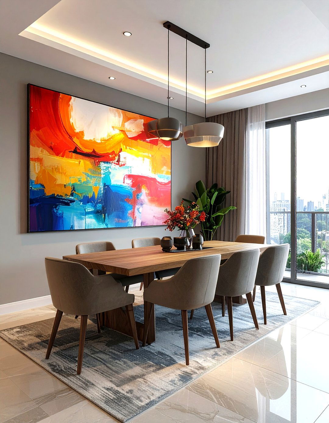 Wall Art Dining Room - 30 livable dining room ideas