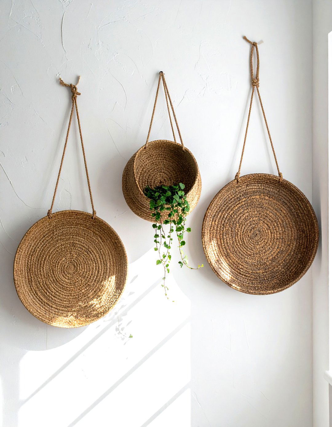 Wall Hanging Basket - 30 belly basket ideas