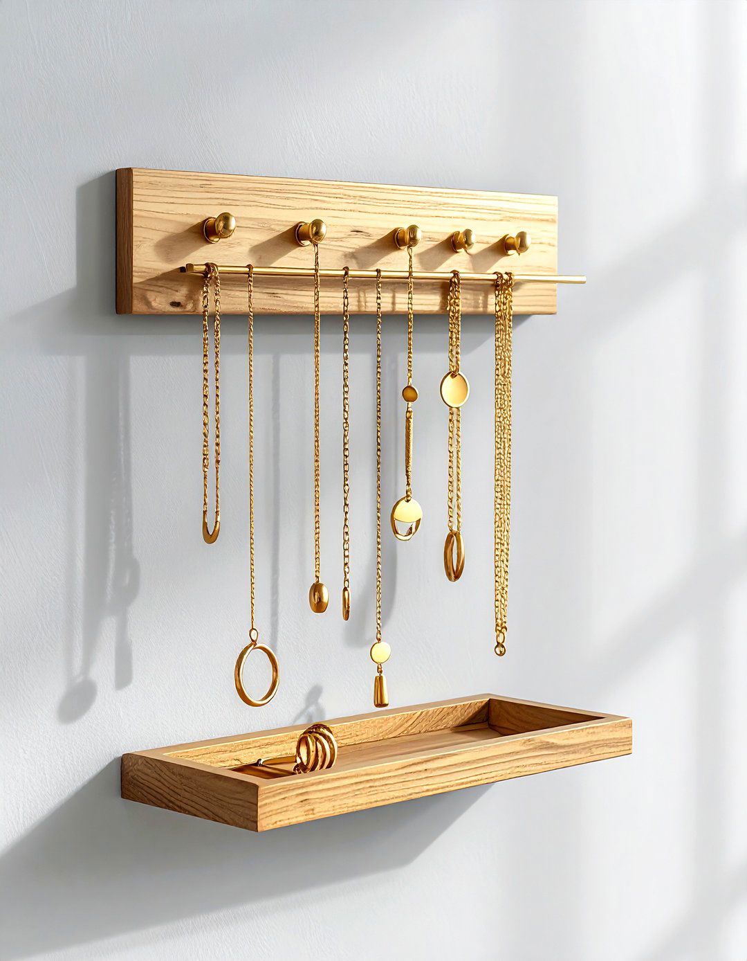 Wall Jewelry Organizer - 30 bedroom hanging storage ideas