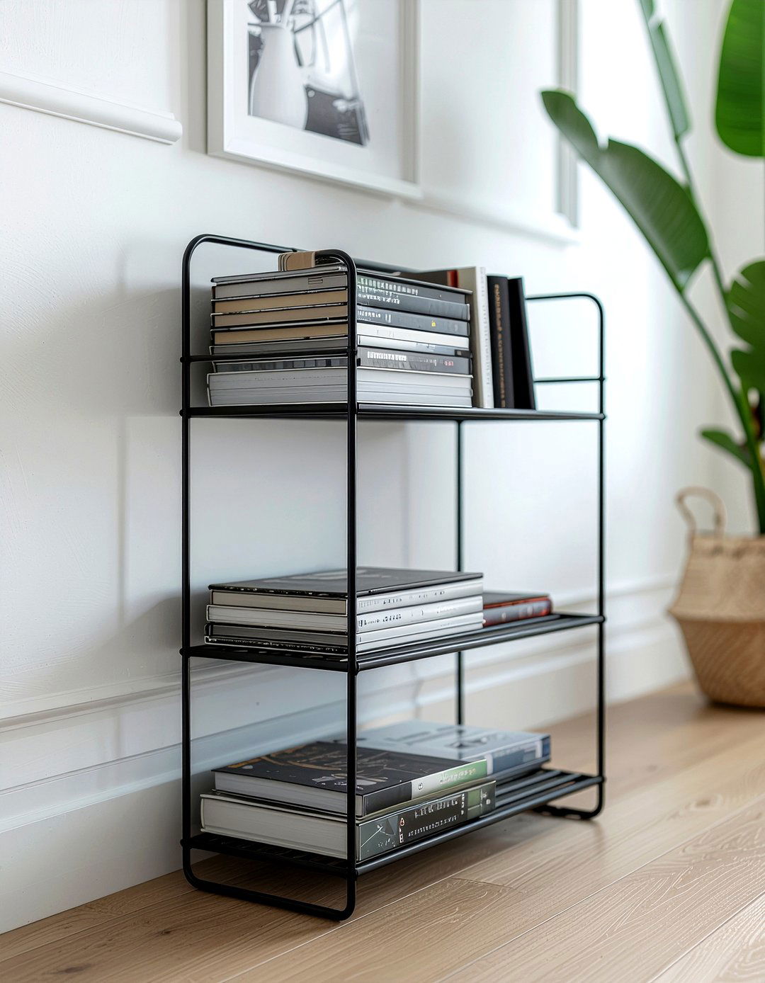 Wall Magazine Rack - 30 bedroom vertical storage ideas