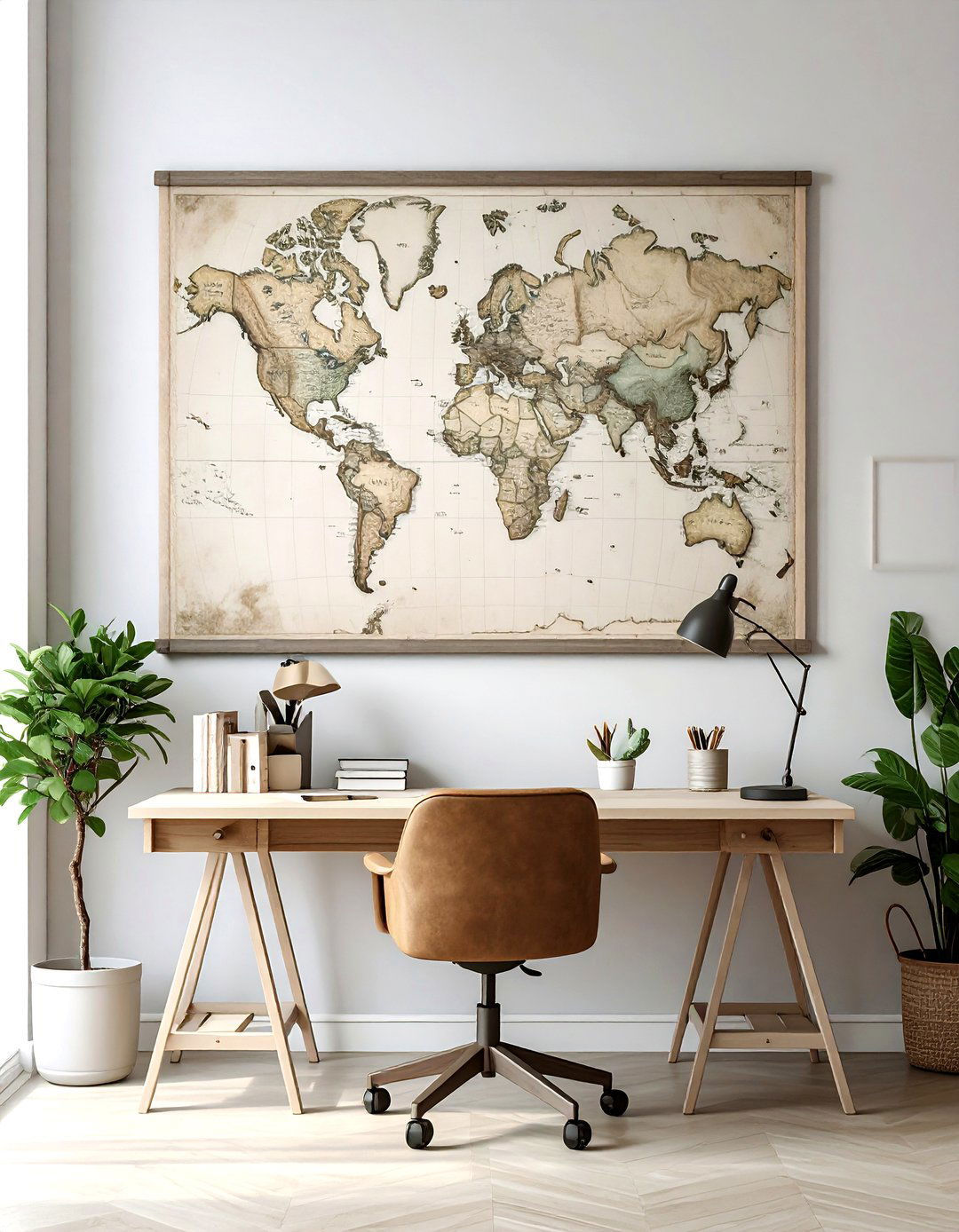 Wall Map - 30 vintage object ideas