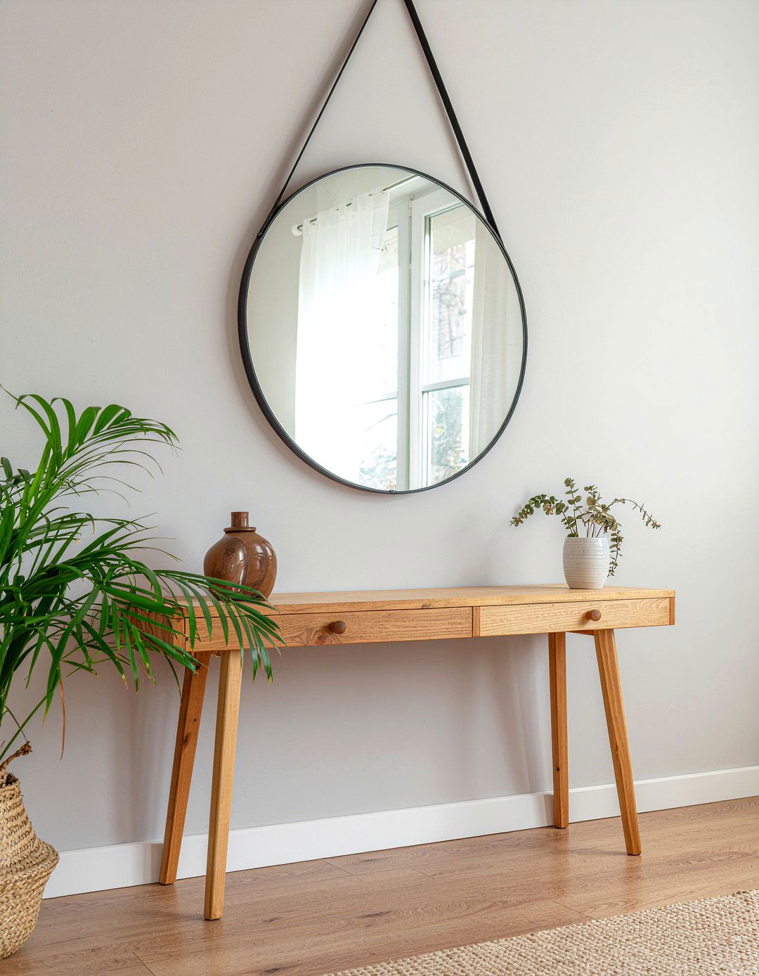 Wall Mirror - 30 budget living room ideas