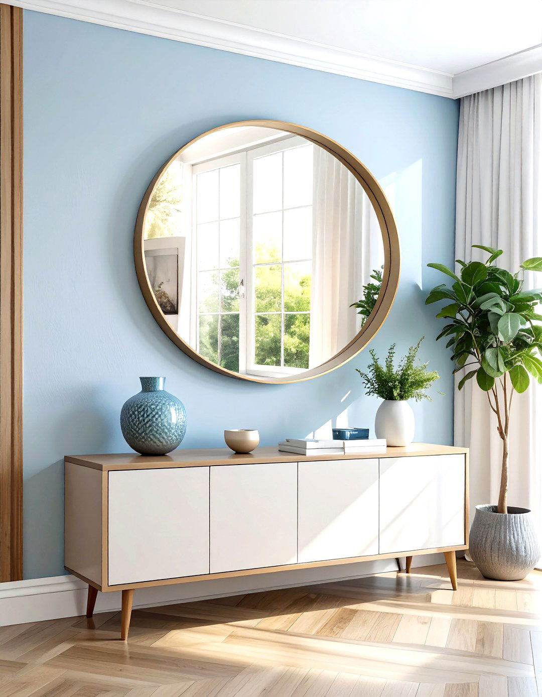 Wall Mirror Placement - 30 living room natural lighting ideas