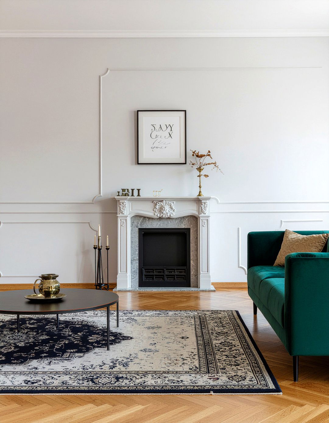 Wall Molding Living Room - 30 magazine living room ideas