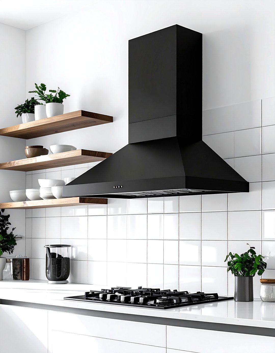 Wall Mount Black Hood - 30 black hood kitchen ideas