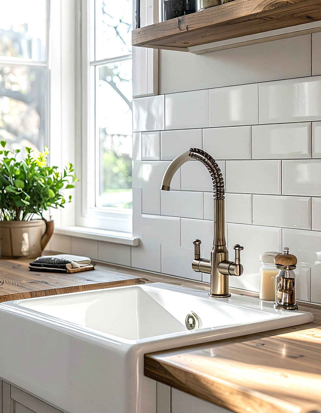 Wall Mount Kitchen Faucet - 30 kitchen sink ideas