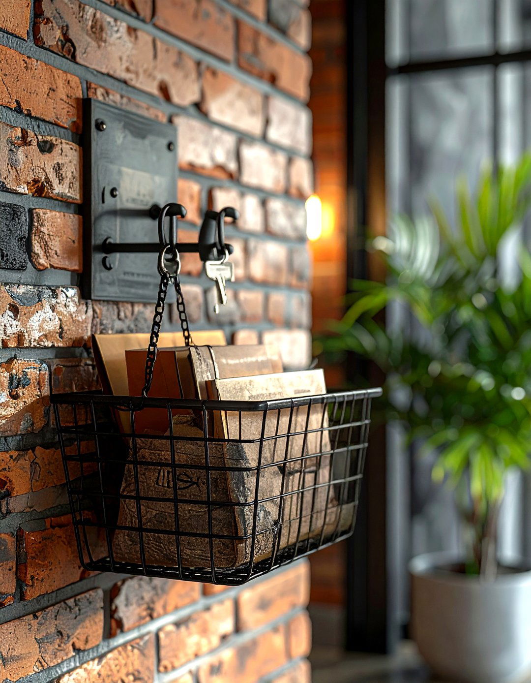 Wall Mounted Basket - 30 storage basket ideas