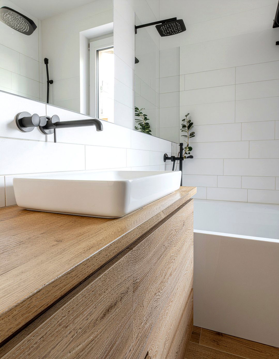 Wall Mounted Bathroom Faucet - 30 Scandinavian bathroom ideas