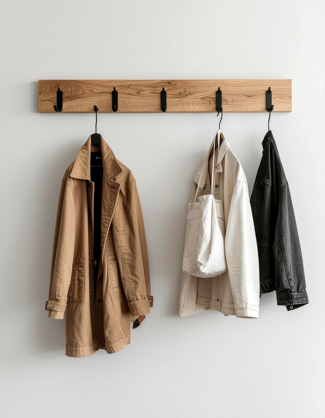 Wall Mounted Coat Rack - 30 entryway coat rack ideas