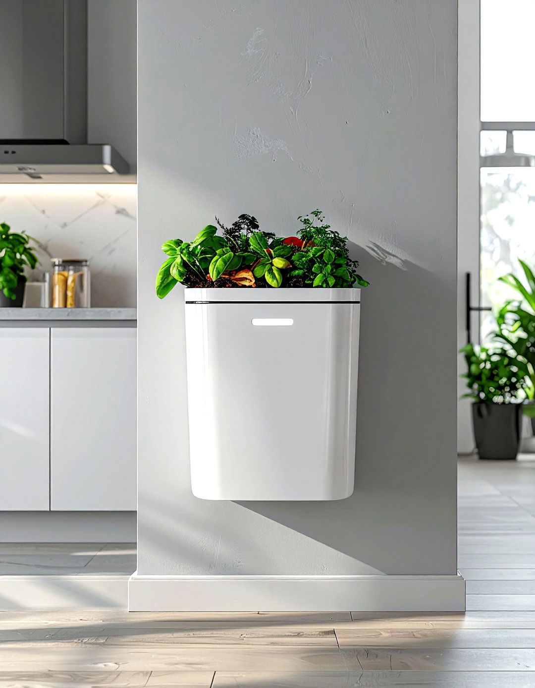 Wall Mounted Compost Bin - 30 compost bin kitchen ideas