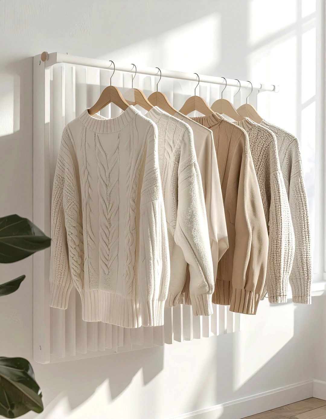 Wall Mounted Drying Rack - 30 laundry room shelving ideas