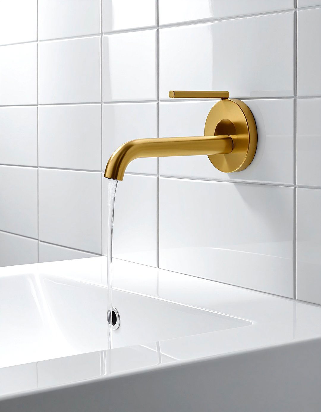 Wall Mounted Faucet - 30 airy bathroom ideas