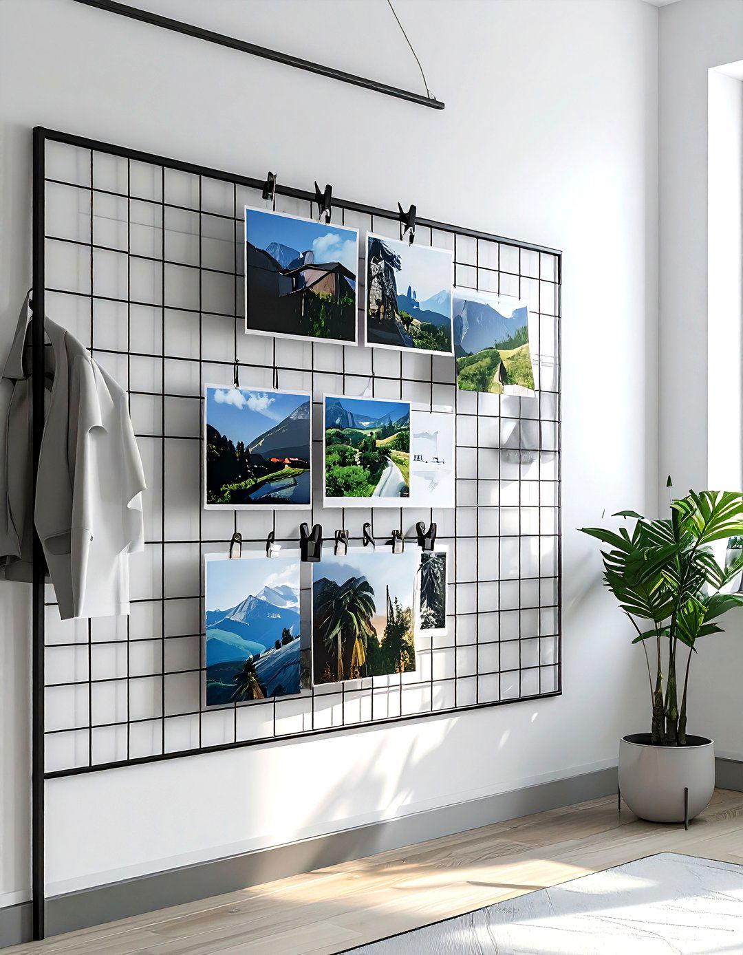 Wall Mounted Grid - 30 souvenir display ideas