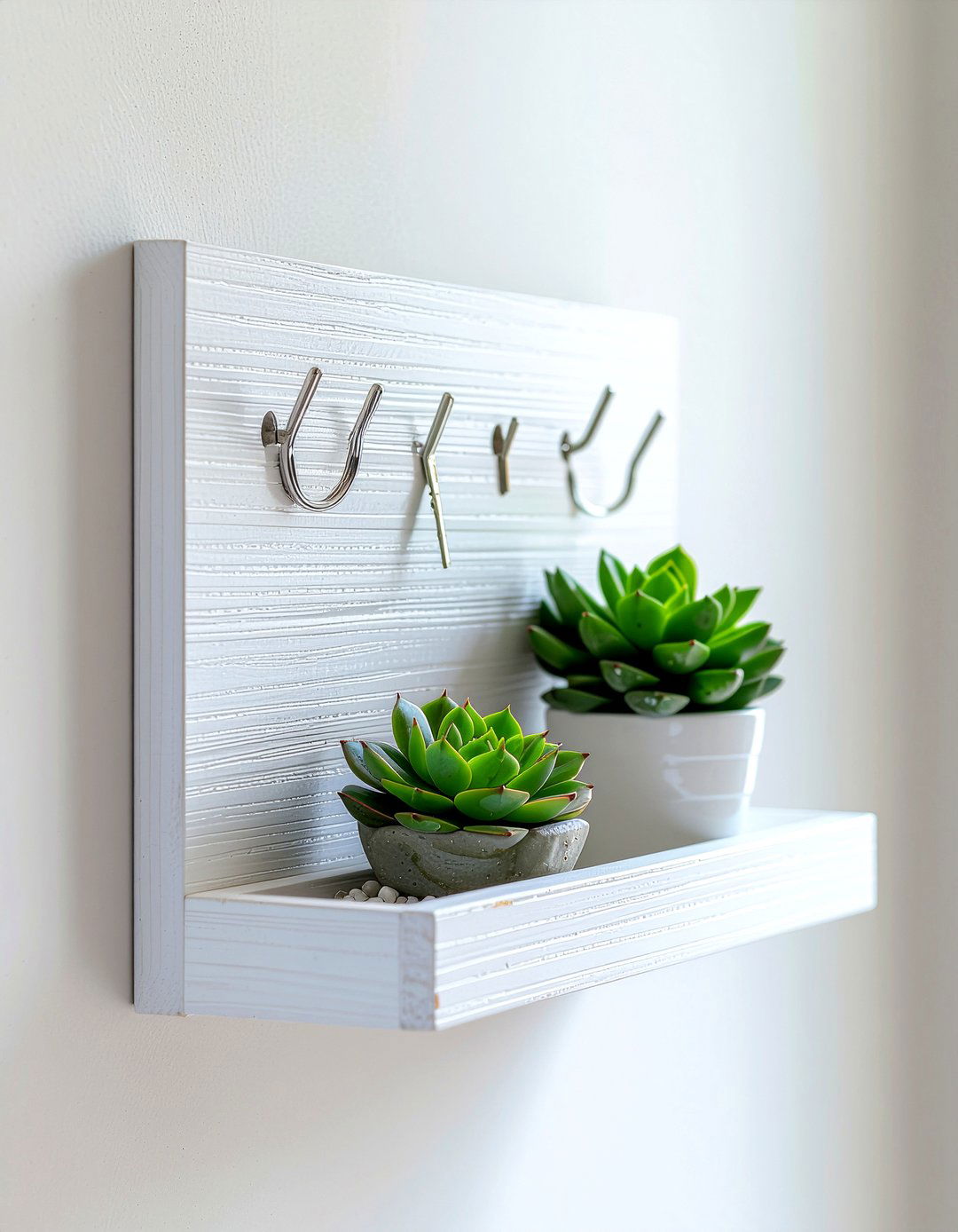 Wall Mounted Key Holder - 30 entryway storage ideas