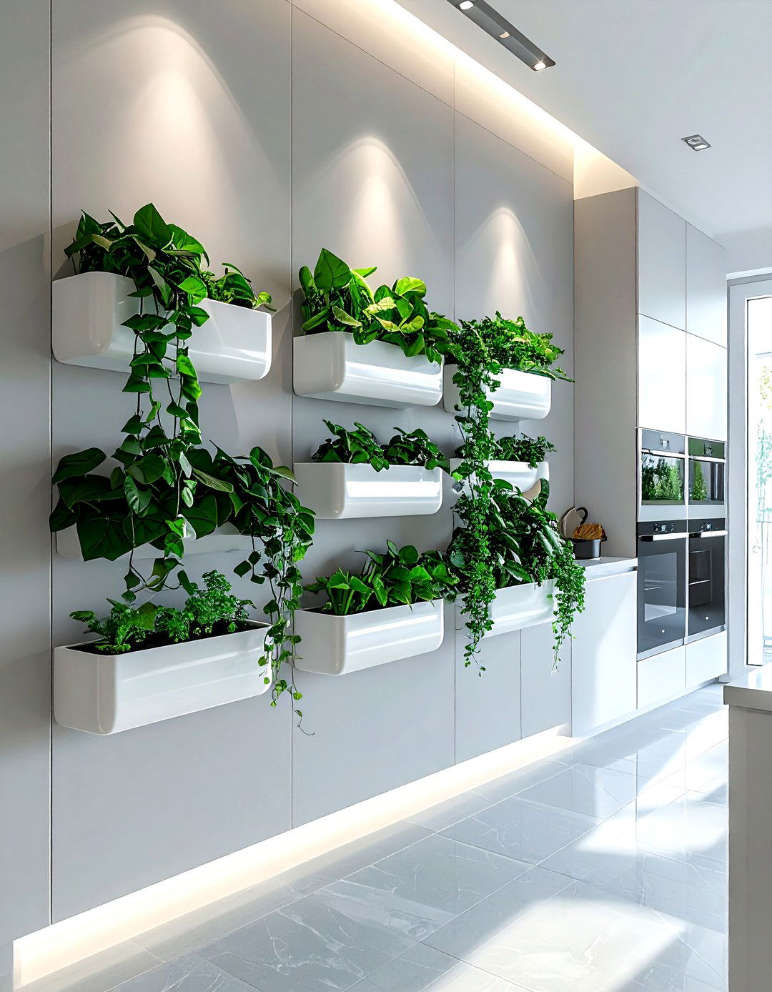 Wall Mounted Planter Pocket - 30 indoor planter ideas