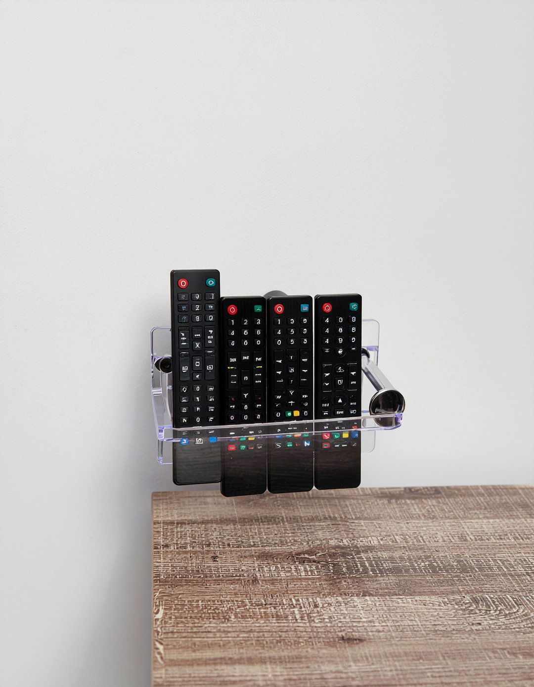 Wall Mounted Remote Holder - 30 living room remote control storage ideas