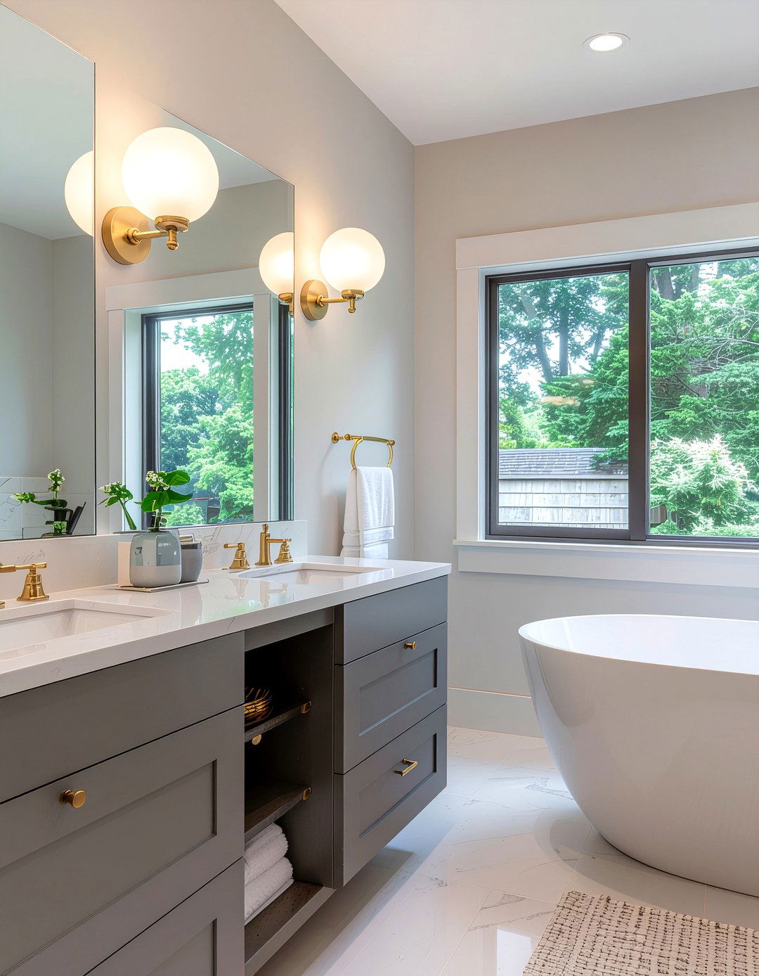 Wall Mounted Sconces - 30 bathroom final detail ideas