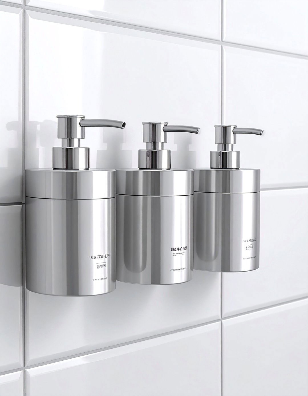 Wall Mounted Soap Dispenser - 30 bathroom hanging storage ideas