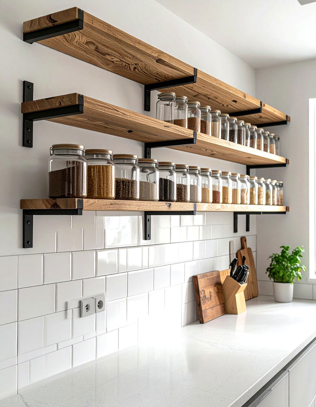 Wall Mounted Spice Shelf - 30 spice rack kitchen ideas