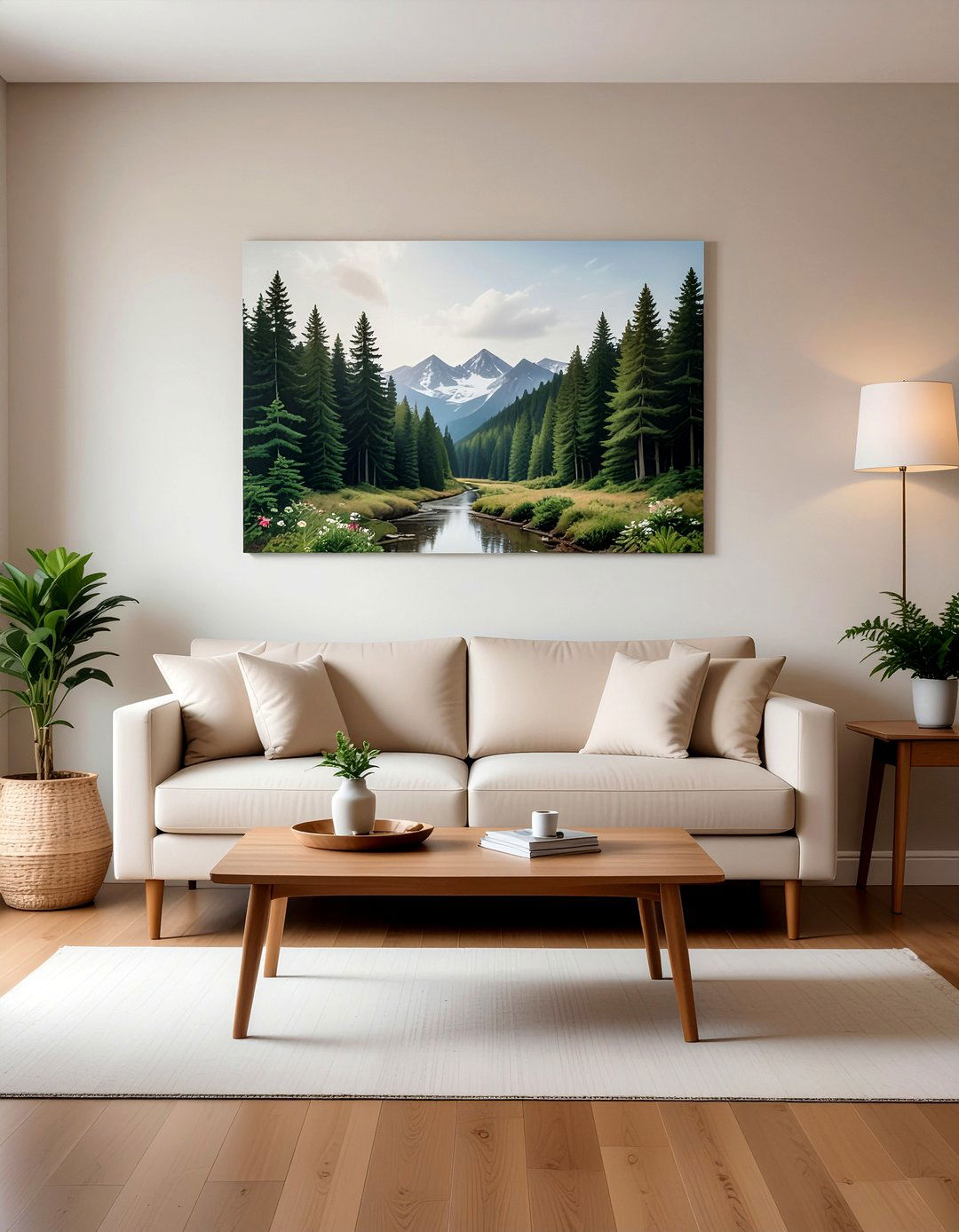 Wall Mounted Tapestry - 30 living room anchor piece ideas