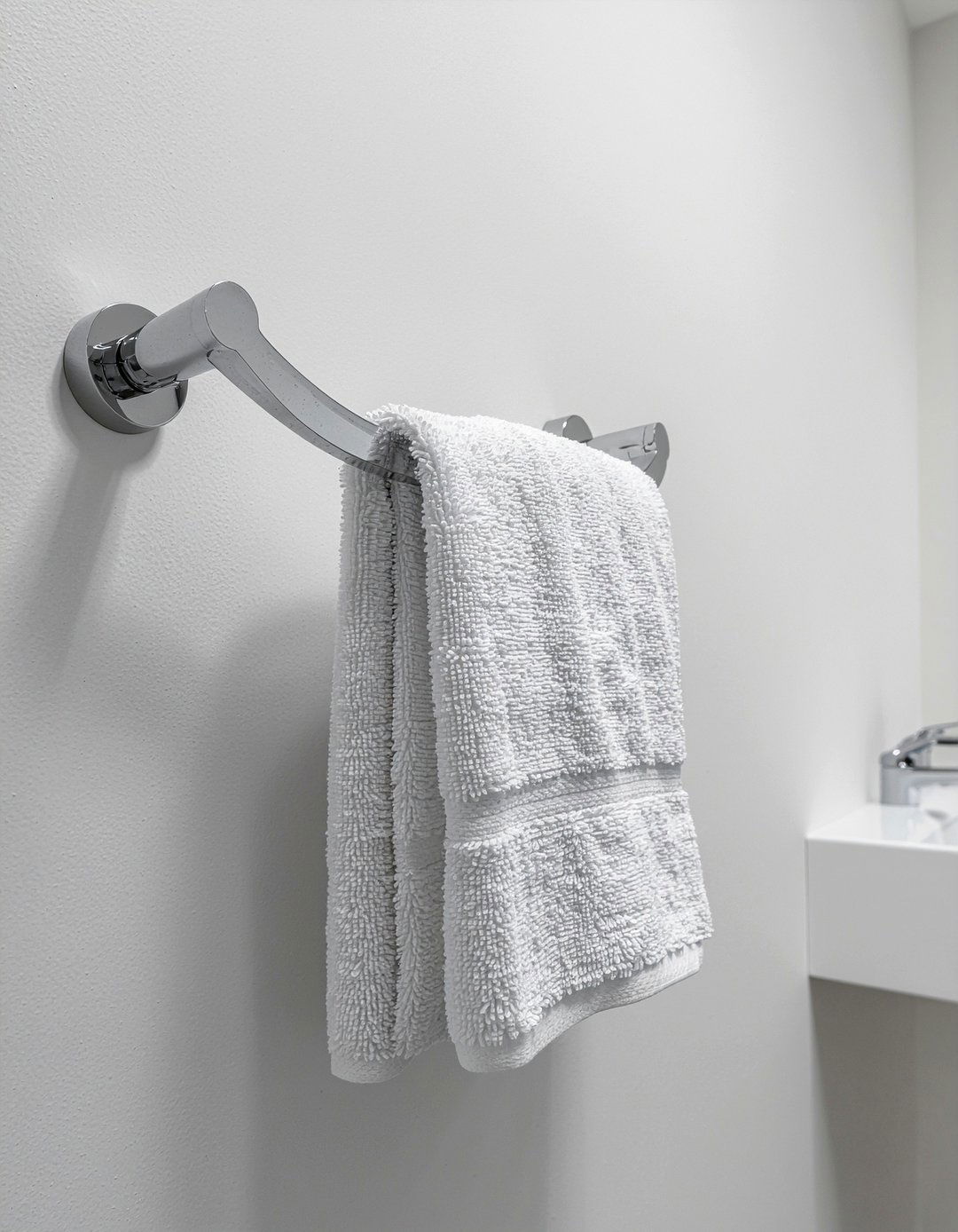 Wall Mounted Towel Rack - 30 rolled towel display ideas