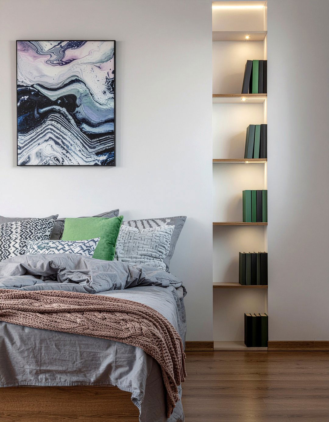 Wall Niche For Books - 30 bedroom wall niches