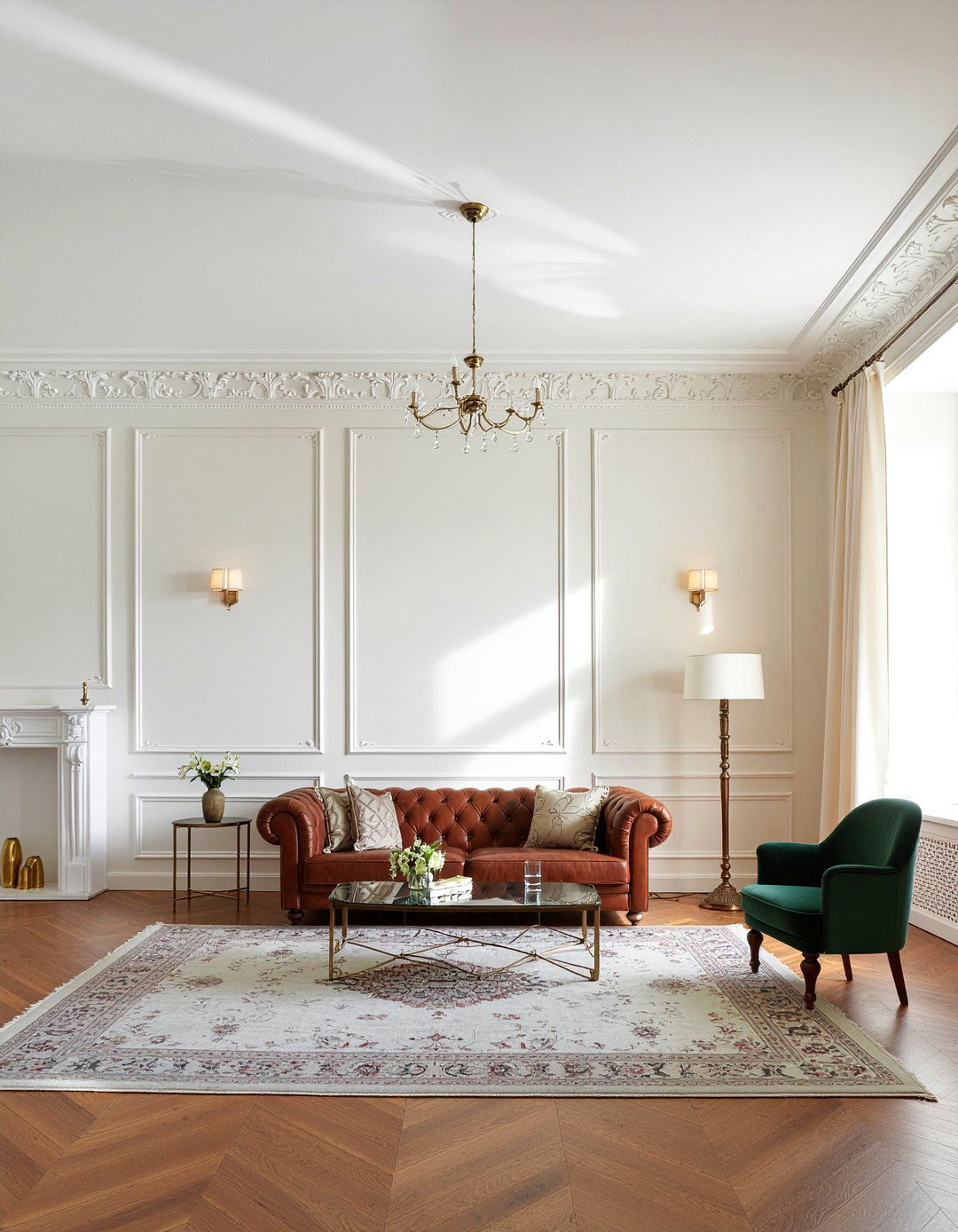 Wall Paneling - 30 glam living room ideas