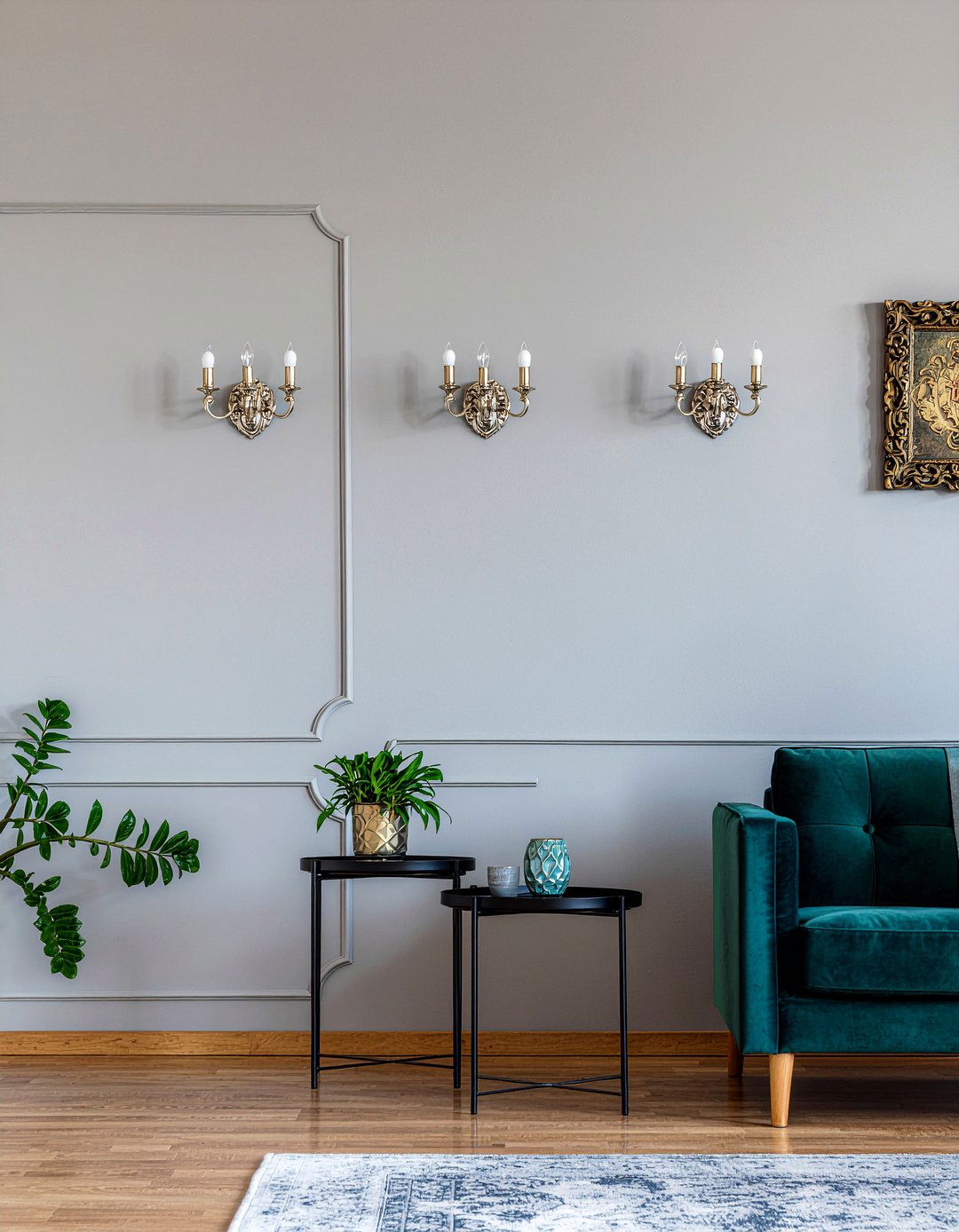 Wall Paneling Detail - 30 grand living room ideas