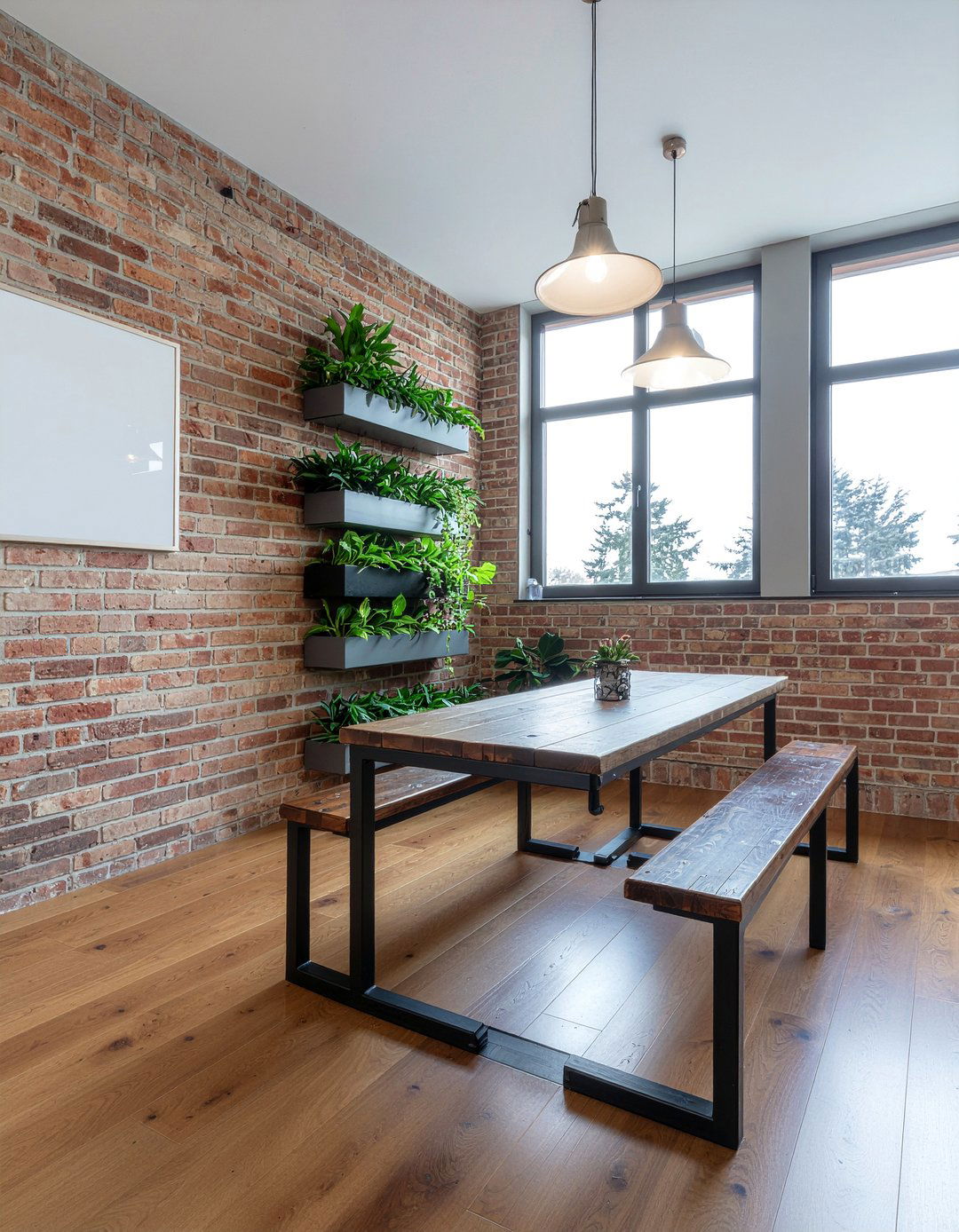 Wall Planter - 30 dining room plant ideas