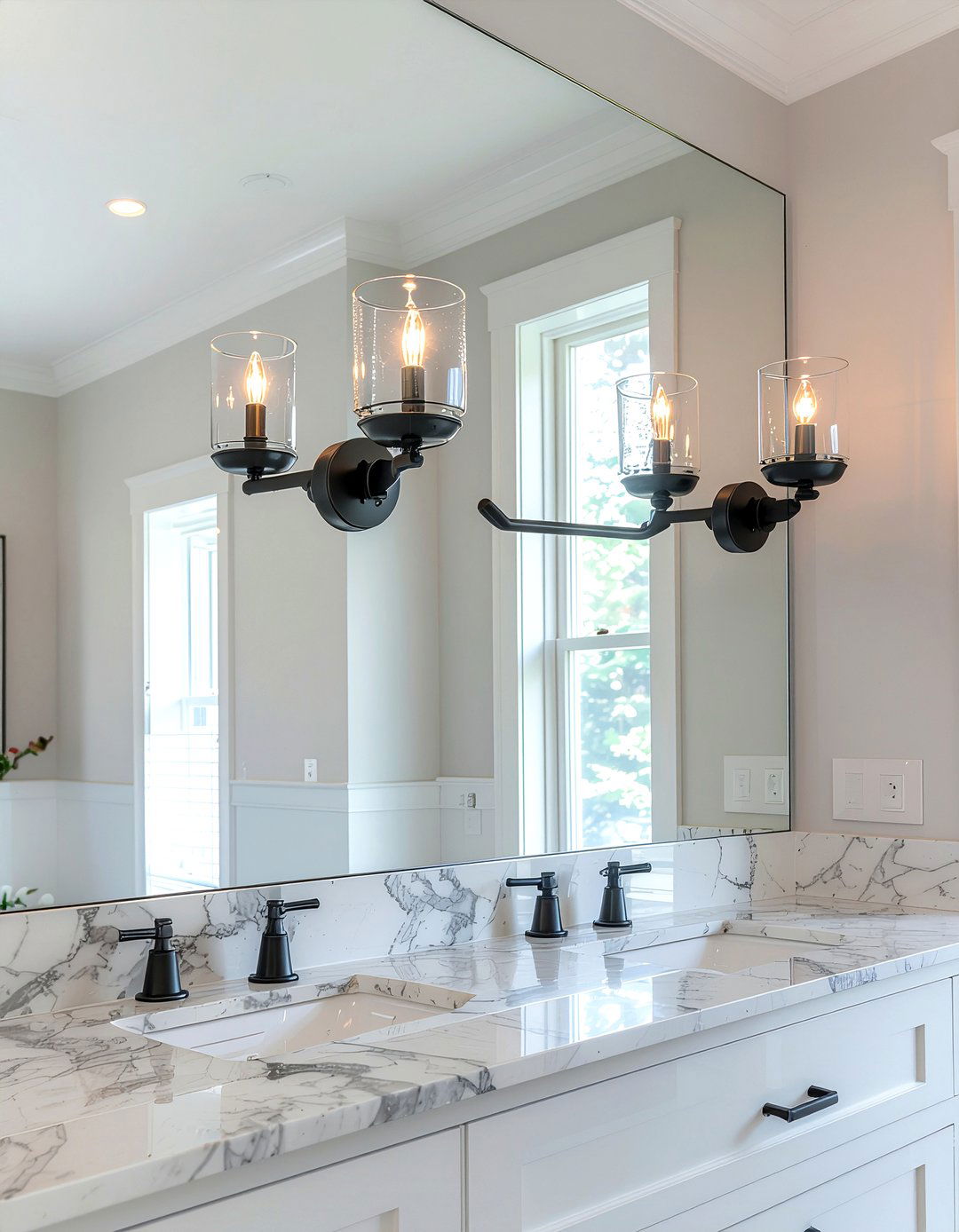 Wall Sconce - 30 bathroom improvement ideas