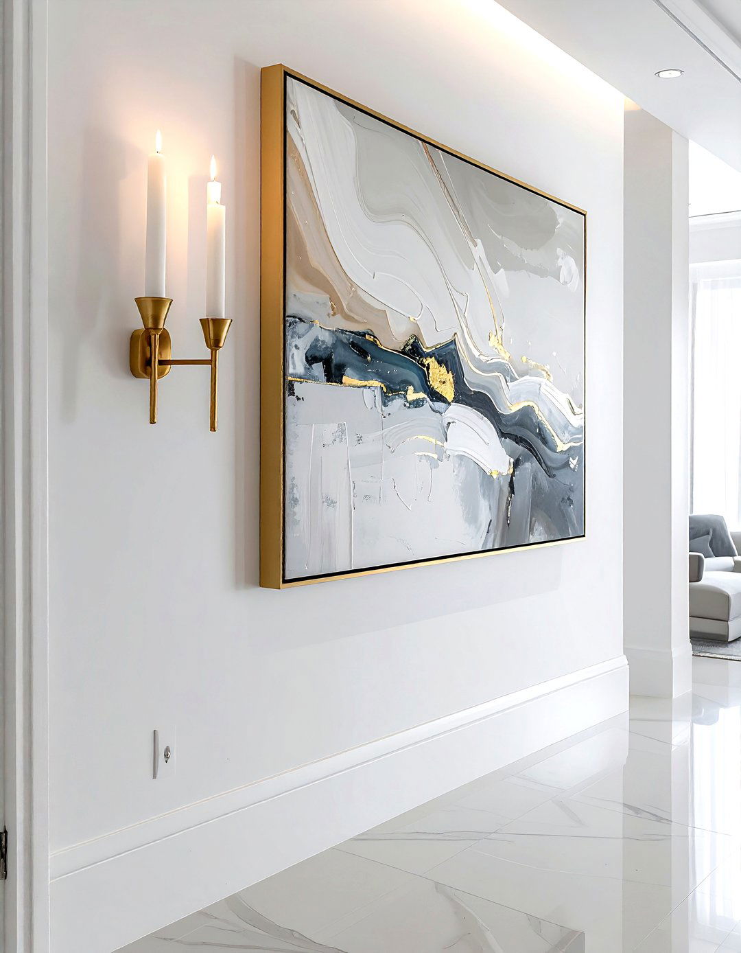 Wall Sconce Candles - 30 candle decor ideas