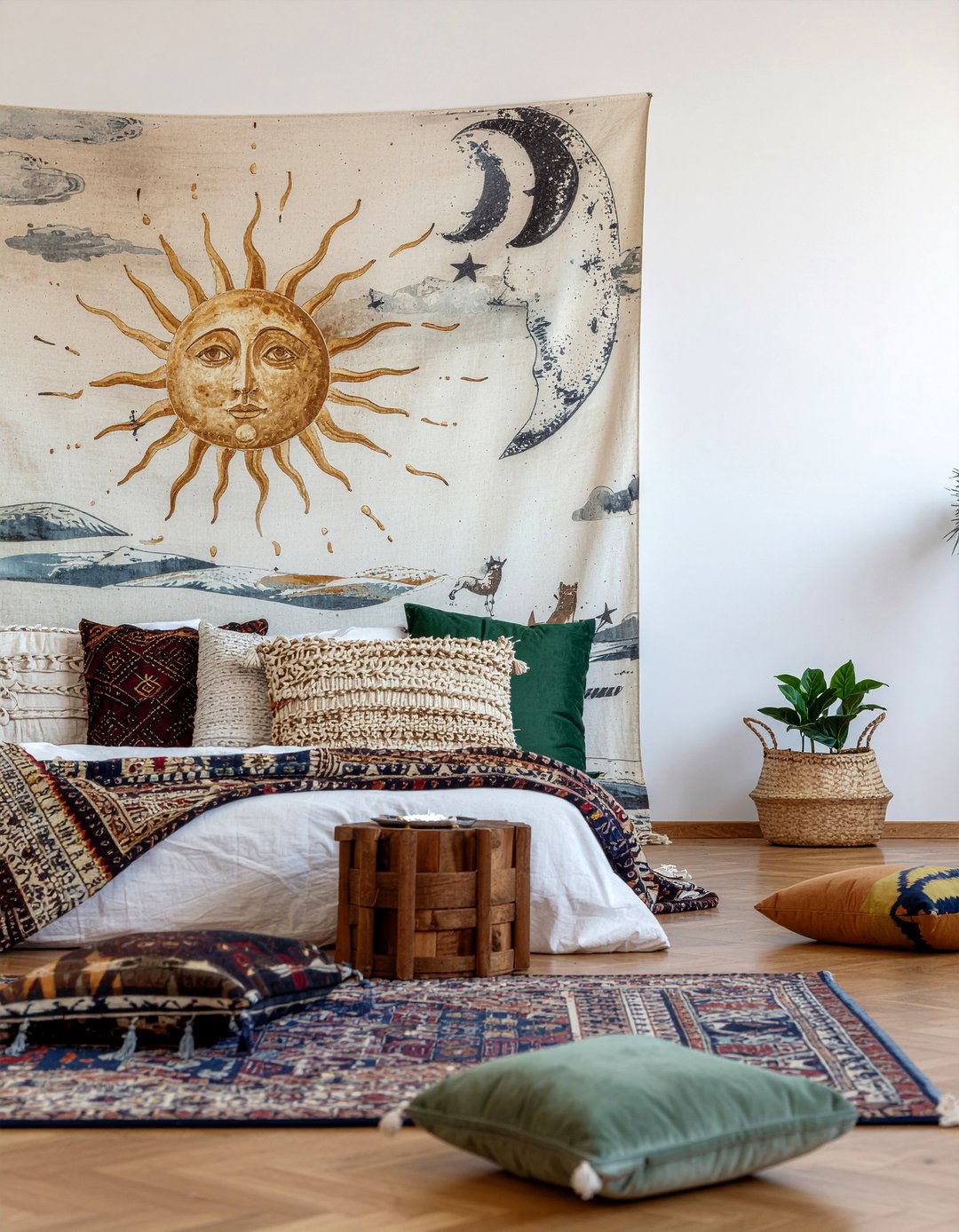 Wall Tapestry - 30 inexpensive bedroom ideas