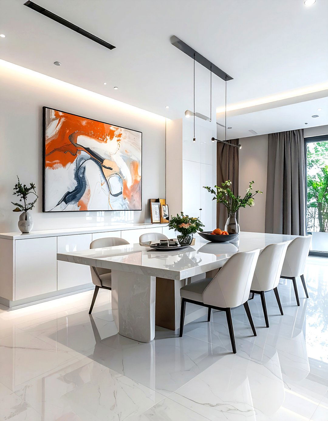 Wall To Wall Buffet - 30 dining room storage hacks