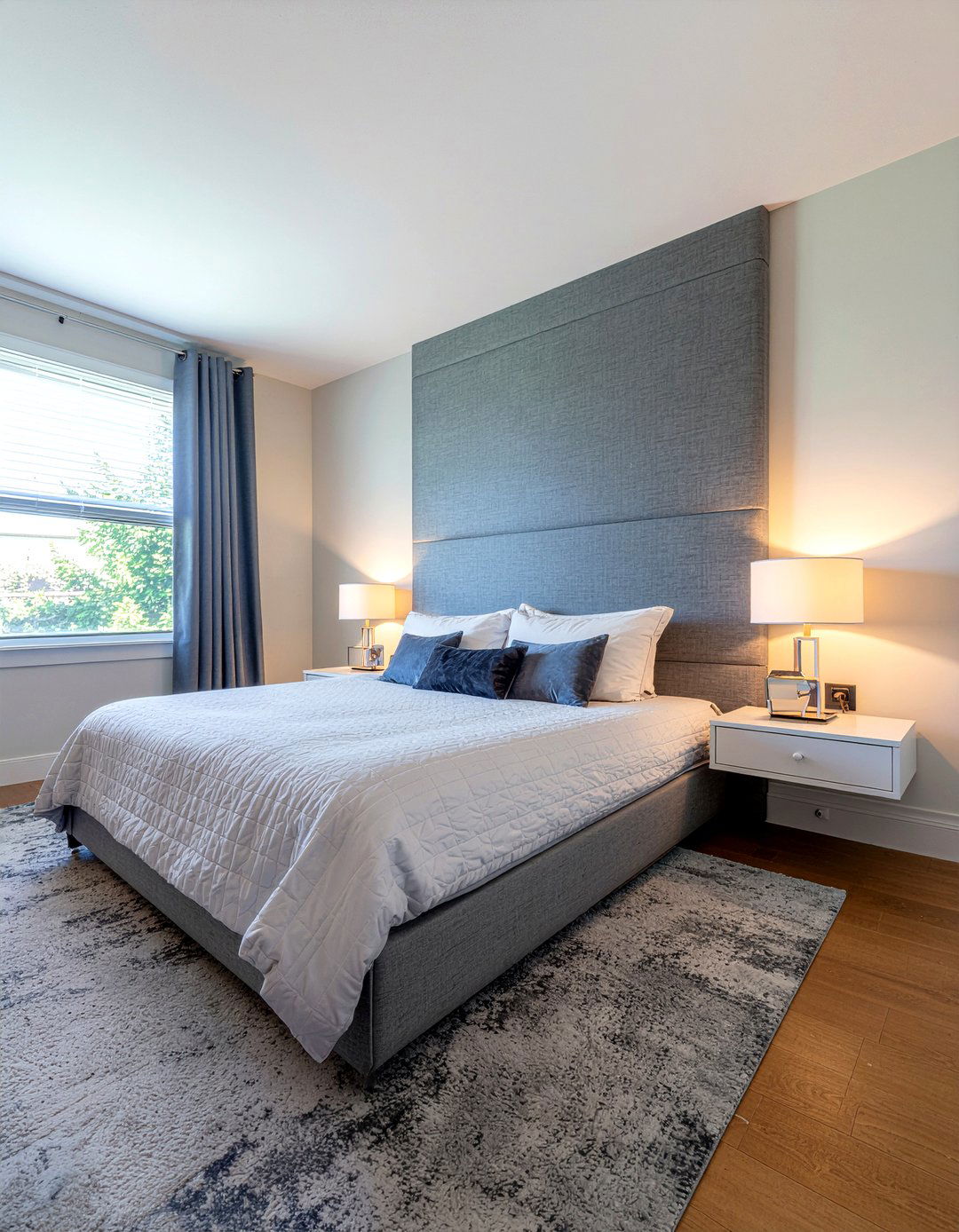 Wall To Wall Channel Headboard - 30 bedroom channel tufted headboards