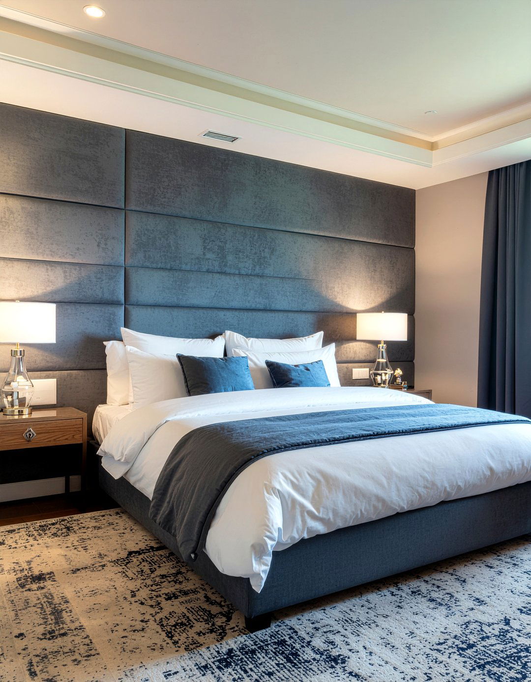 Wall To Wall Headboard - 30 bedroom upholstered headboards