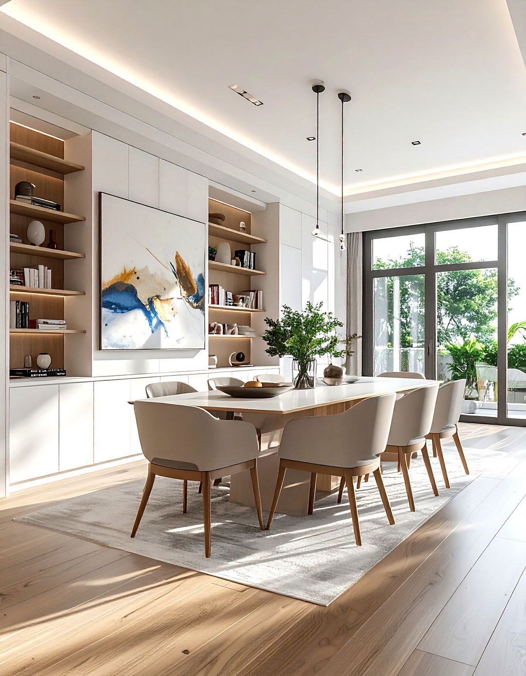 Wall To Wall Storage - 30 dining room creative storage ideas