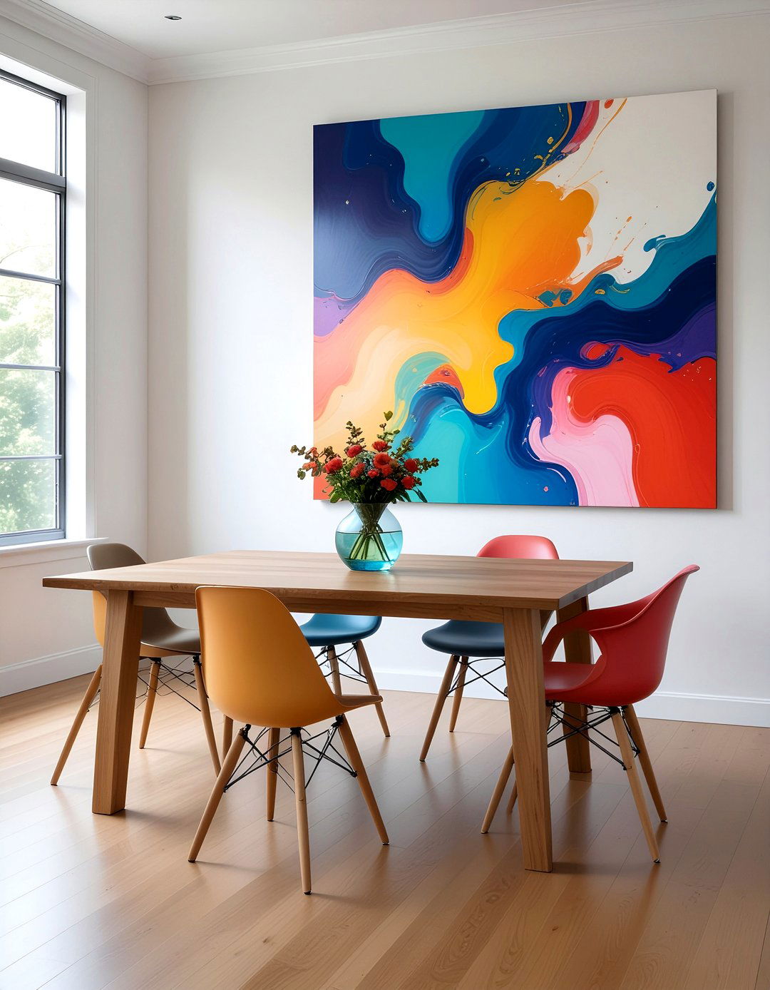 Wall art for dining room - 30 dining area ideas