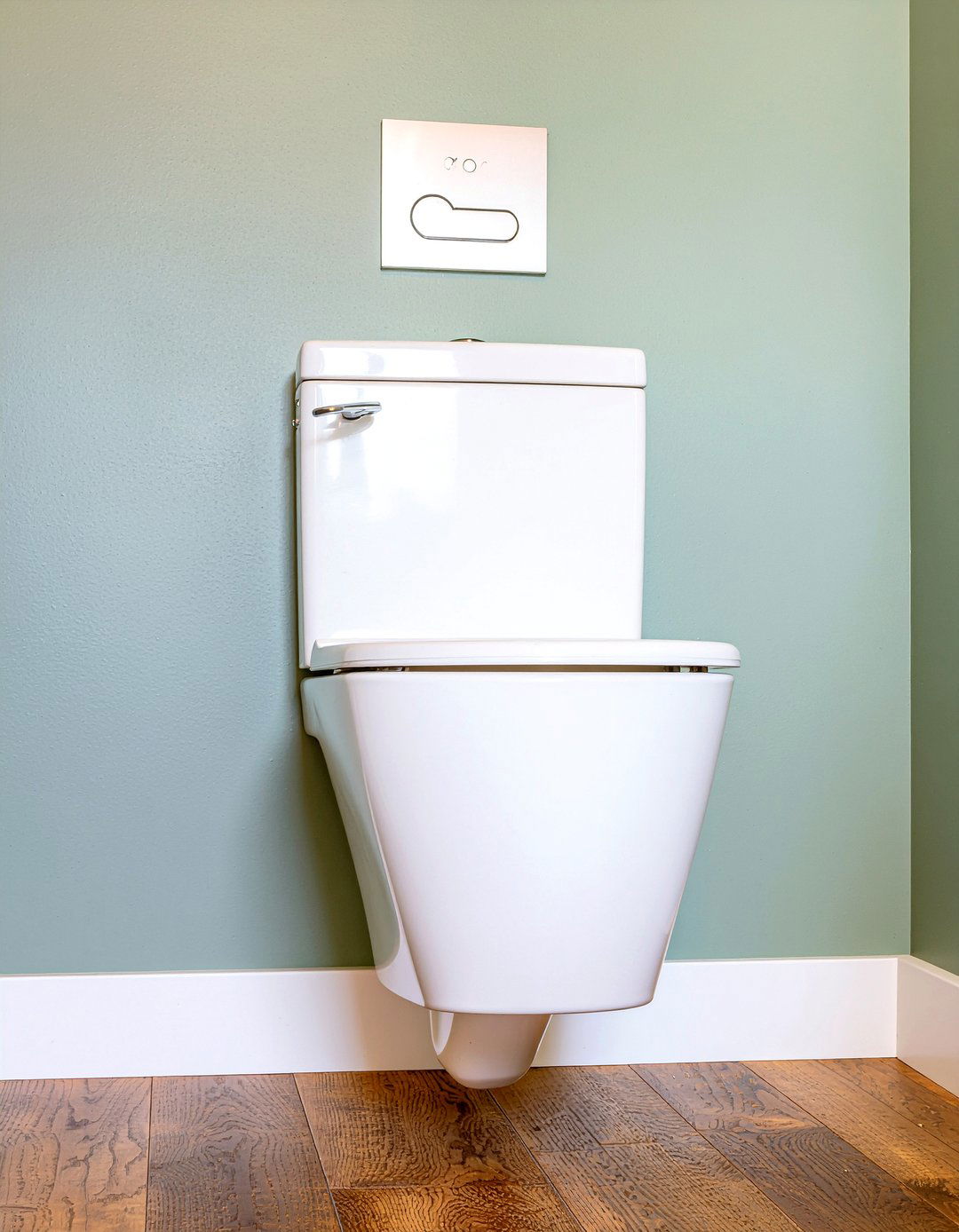 Wall hung toilet - 30 bathroom gut renovation ideas