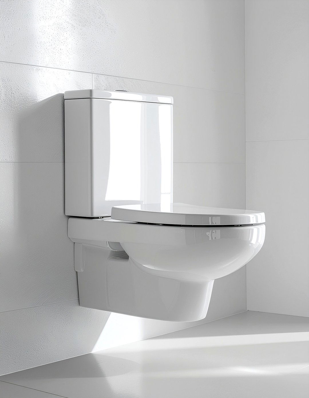 Wall hung toilet - 30 bathroom maximization ideas