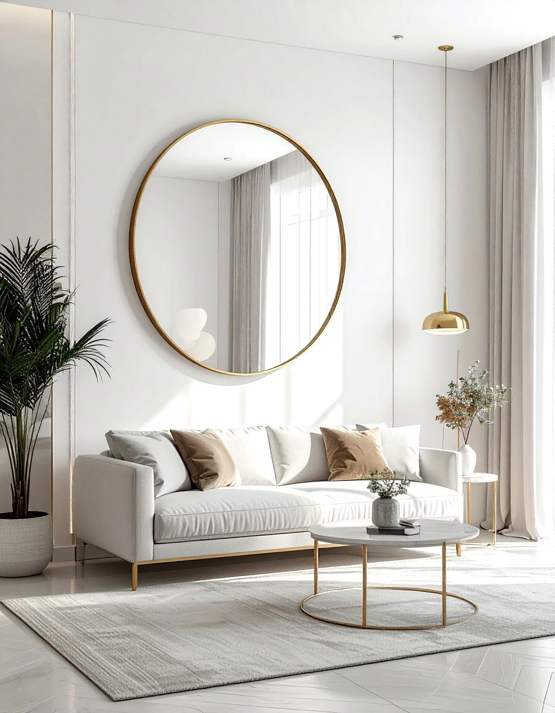 Wall mirror - 30 decorative object ideas