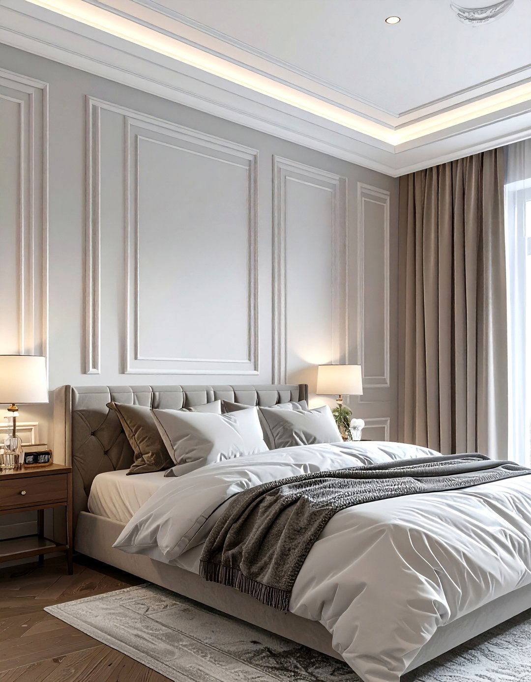 Wall molding - 30 one-day decor project ideas