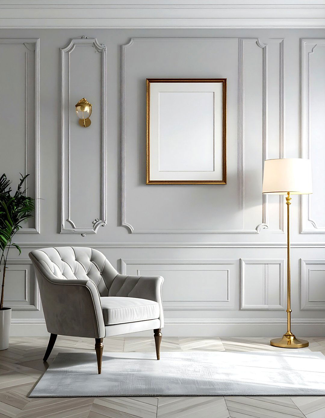 Wall molding paneling - 30 luxurious decor ideas