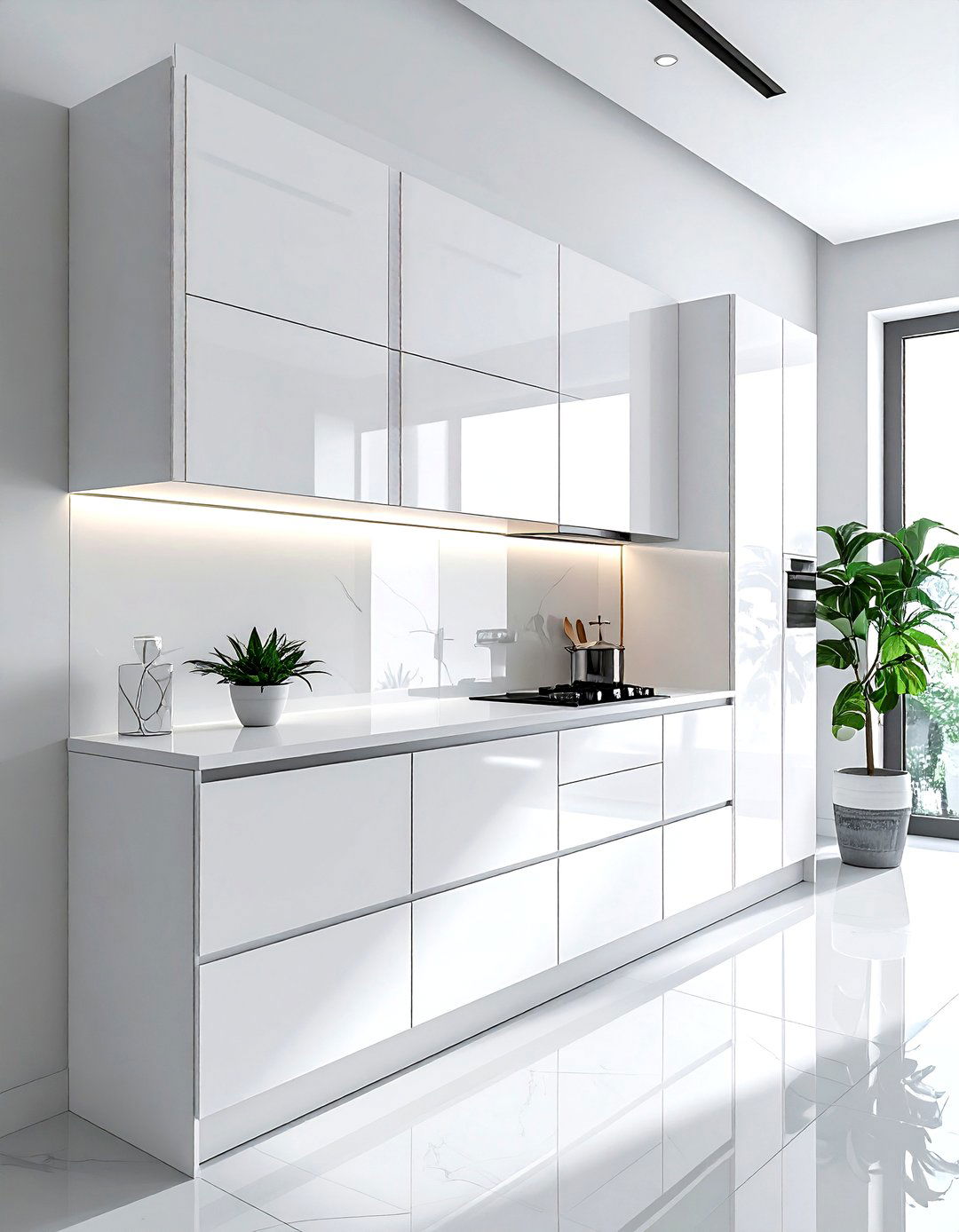 Wall mounted cabinet - 30 living room clever storage ideas