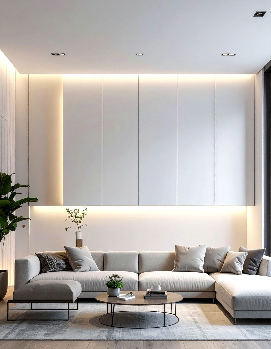 Wall mounted cabinets - 30 living room hanging storage ideas