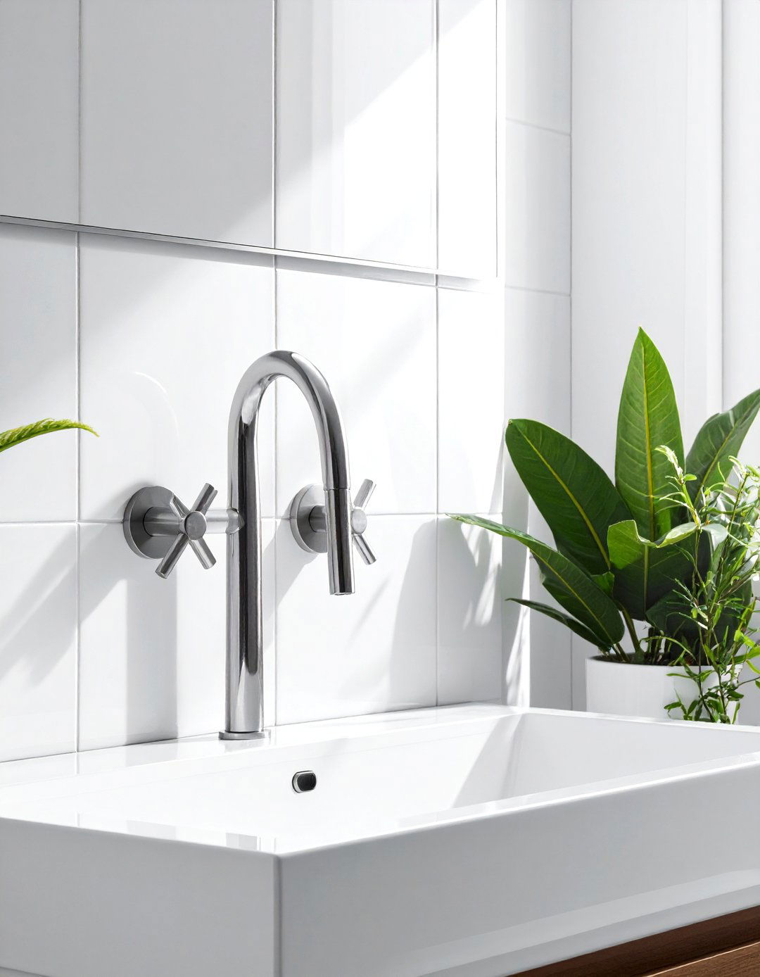 Wall mounted faucet - 30 bathroom remodel ideas