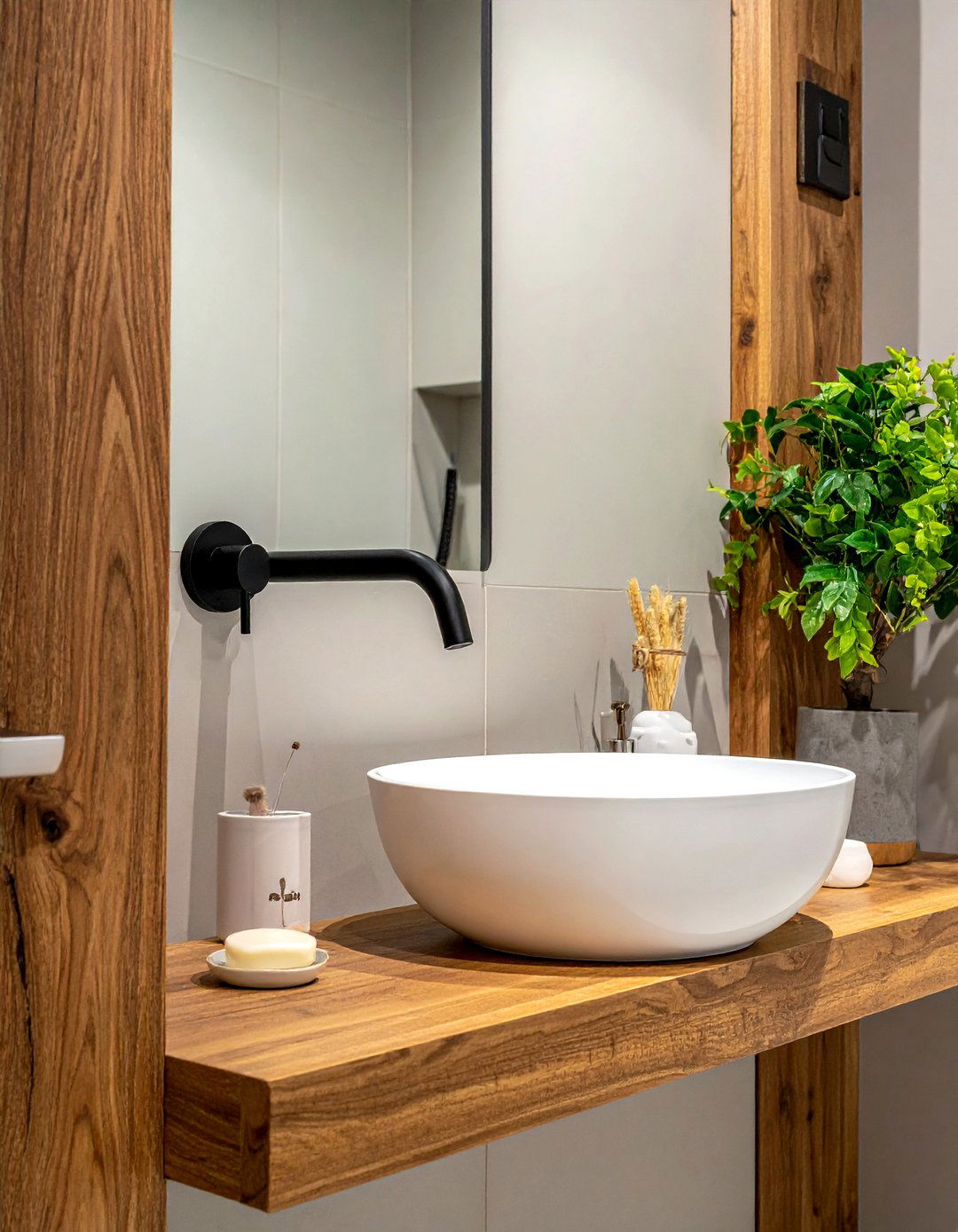 Wall mounted faucet vessel sink - 30 vessel sink ideas