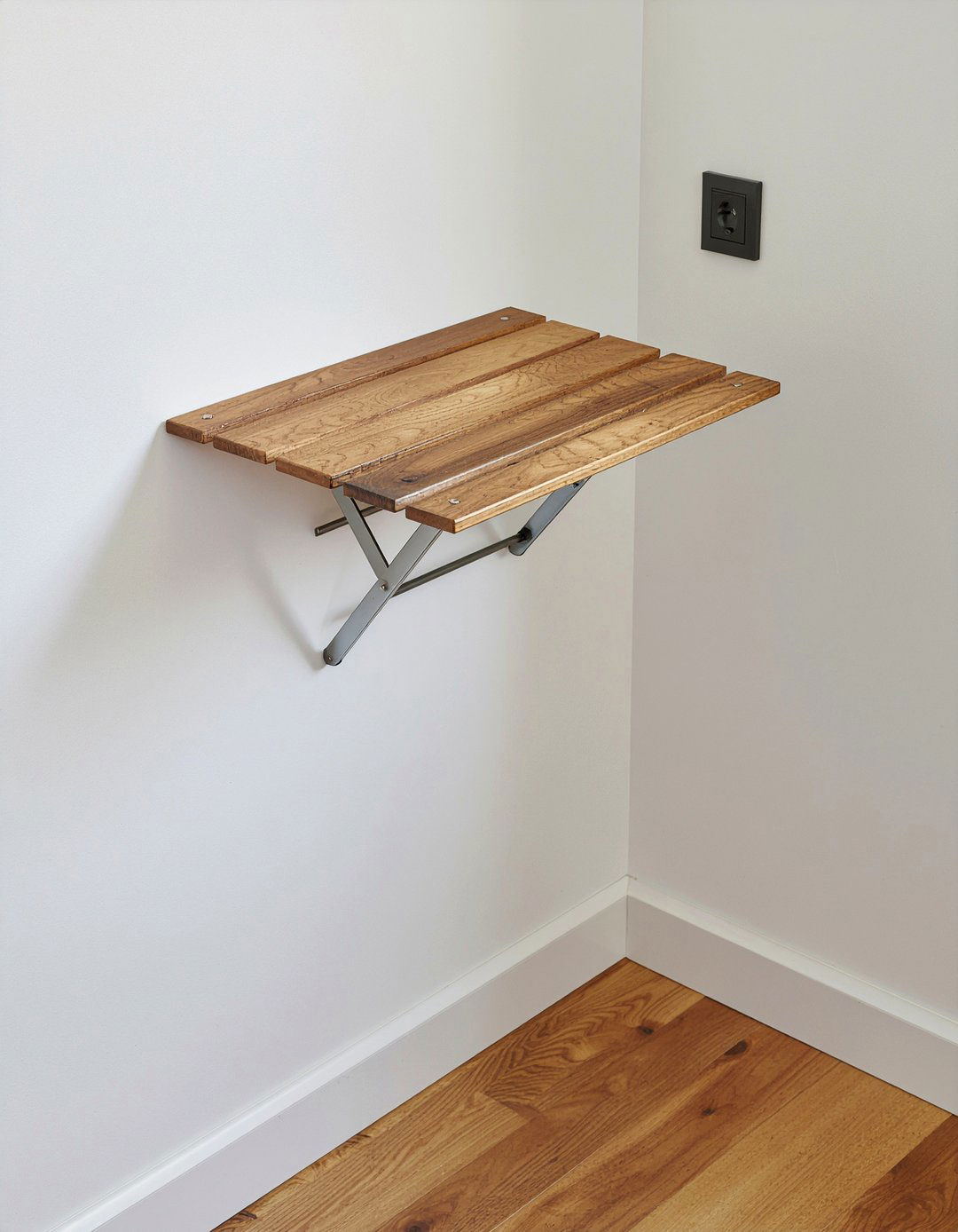 Wall mounted folding table - 30 bedroom extendable furniture ideas