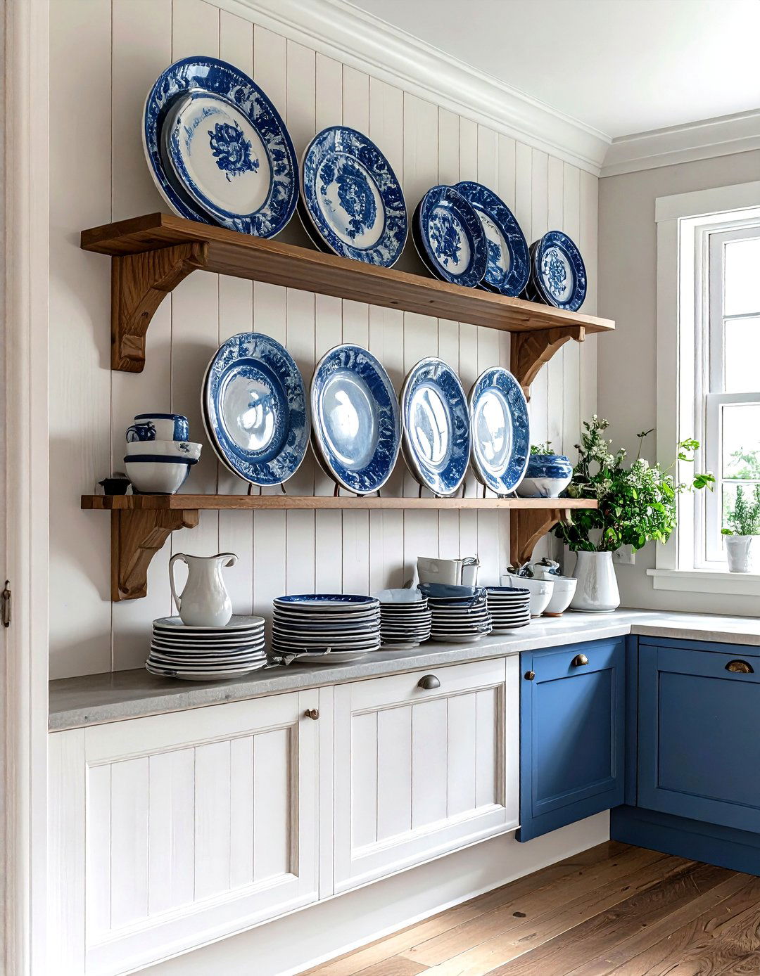 Wall mounted plate rack - 30 kitchen character ideas