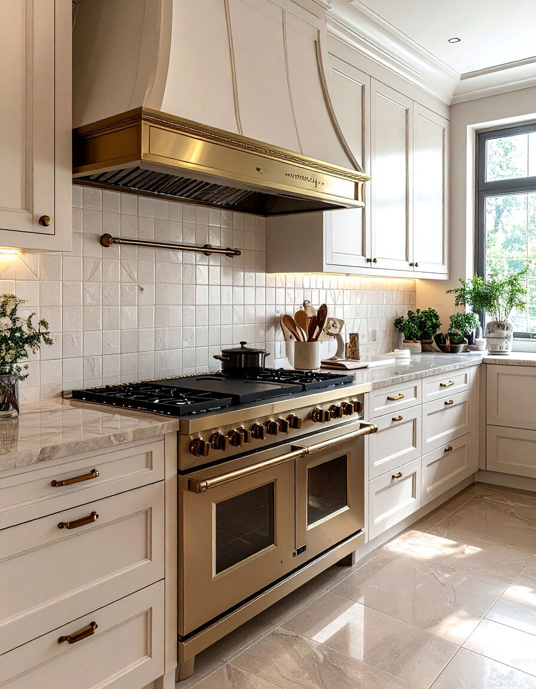 Wall mounted pot filler - 30 kitchen character ideas