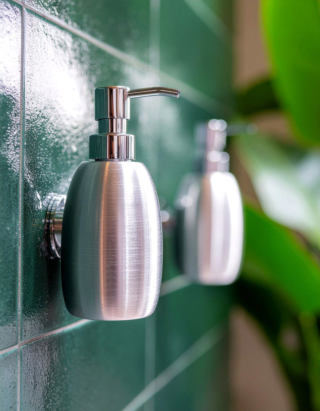 Wall mounted soap dispensers - 30 bathroom clutter-free ideas
